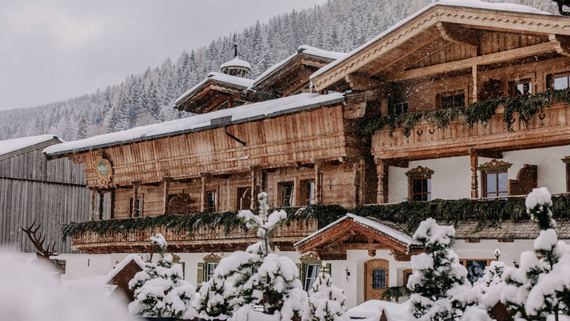 Das Naturhotel Forsthofgut im Winter